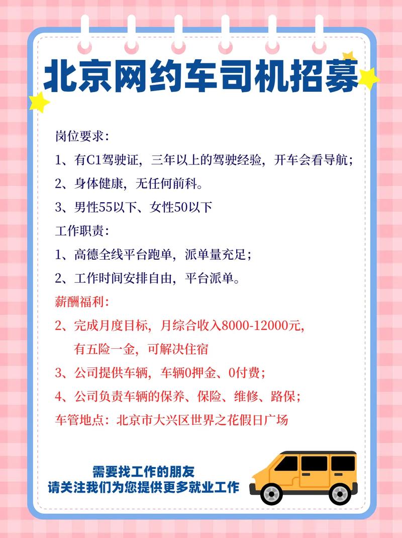 北京招聘司机最新信息汇总