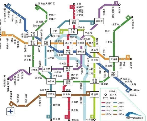 成都地铁最新规划图