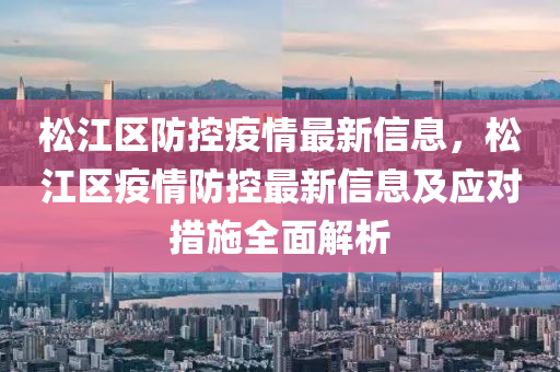 上海松江疫情最新消息解读，防控进展与日常防护指南📢